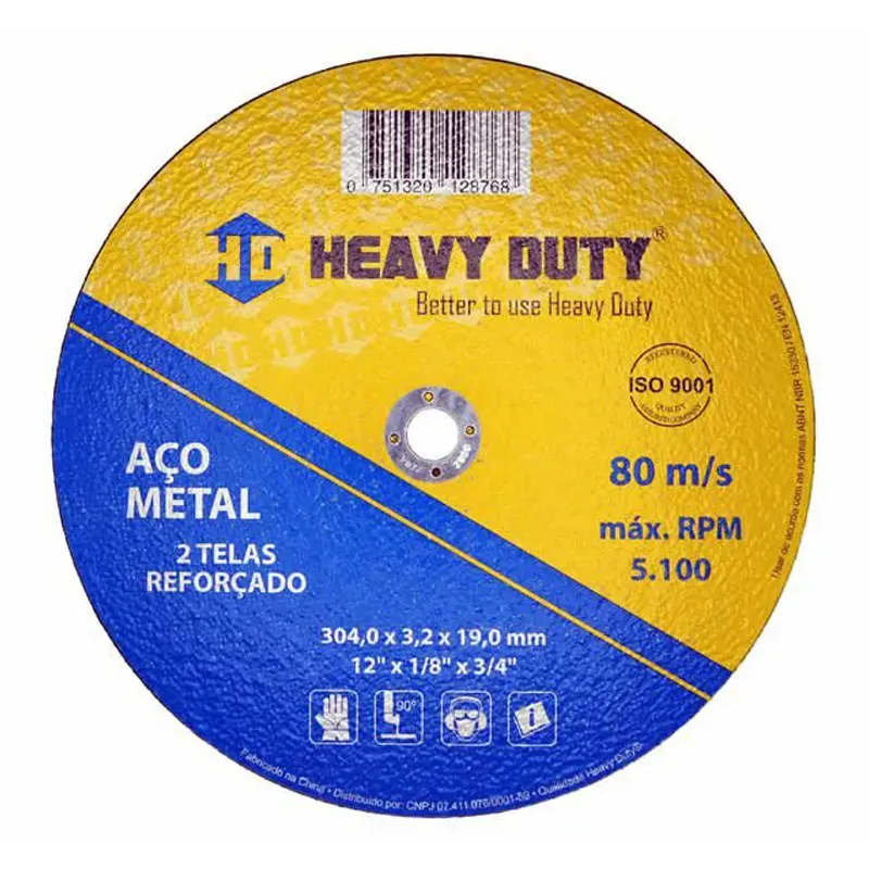 Disco De Corte Faststeel 304X3,2X19,0 na Eletro Paulista