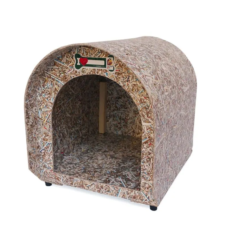 Casinha Iglu Ecológica Recriar Pet Natural - Tam. 03