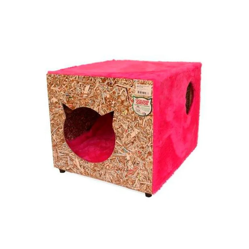 Toca Recriar Pet Ecológica para Gatos Rosa