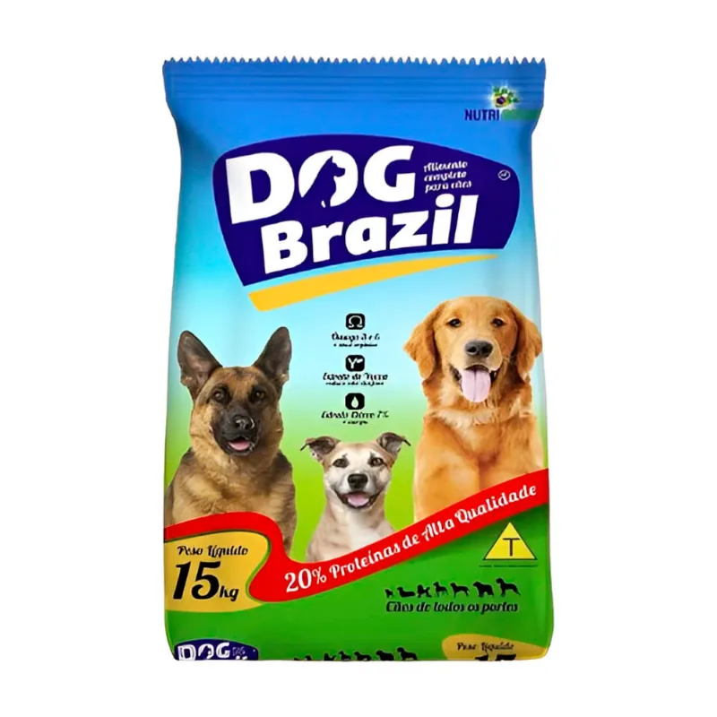 Ração Dog Brazil Para Cães Adultos 15kg