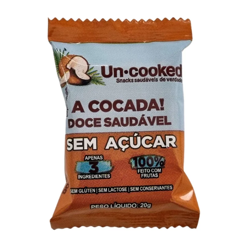 A Cocada! Doce Saudável Uncooked Sem Açucar 20g