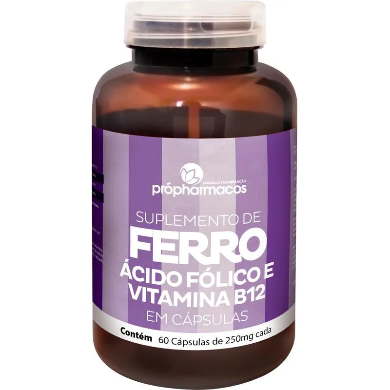 Pro Saude - Ferro+ac Folico+vit B12 60 Caps