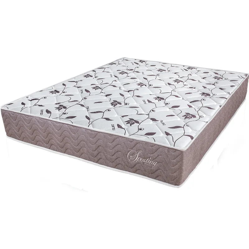 Colchão Queen Polar Sporting Molas ensacadas 158x198x28cm Marrom