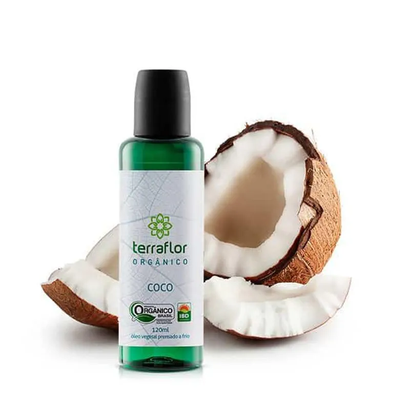 Óleo Vegetal Da Terra Flor De Coco Orgânico 120ml
