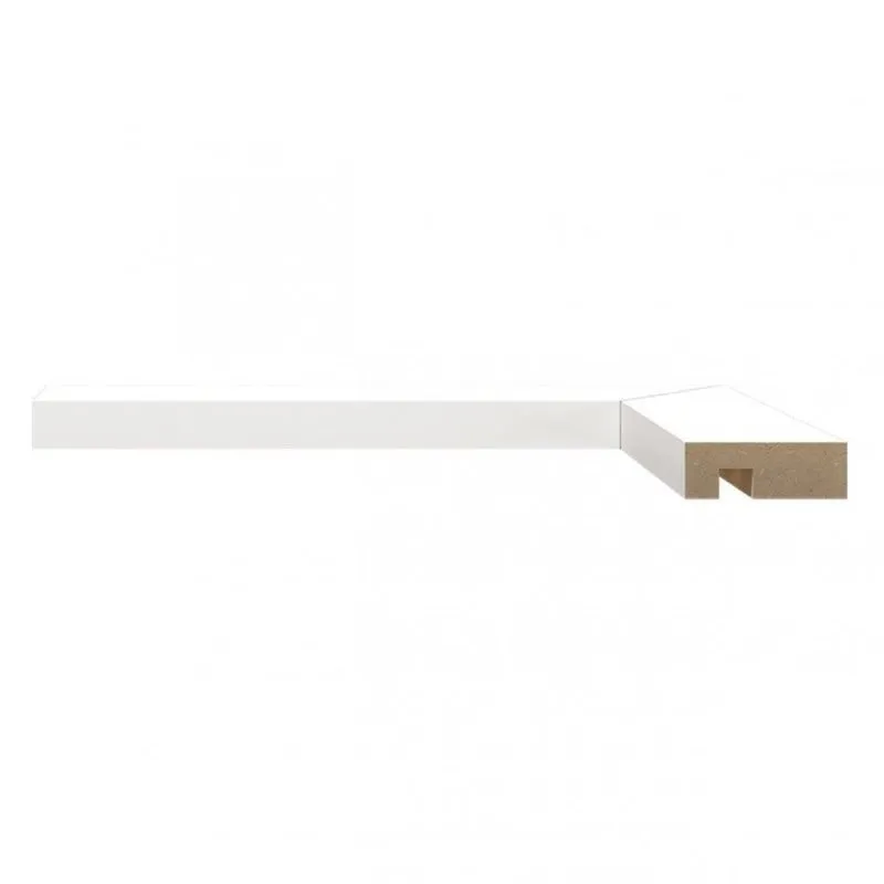Arremate MDF 430 Moldufama 15mmx4,3cm Metro Linear - caixa com 2,4 m - Branco