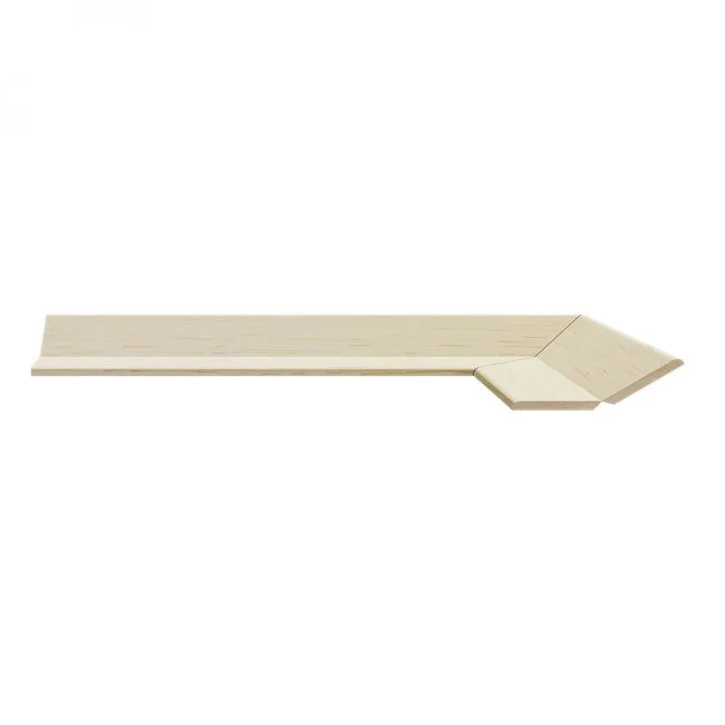 Arremate MDF 600 Moldufama 3mmx6cm Metro Linear - caixa com 2,7 m - Decape Provence