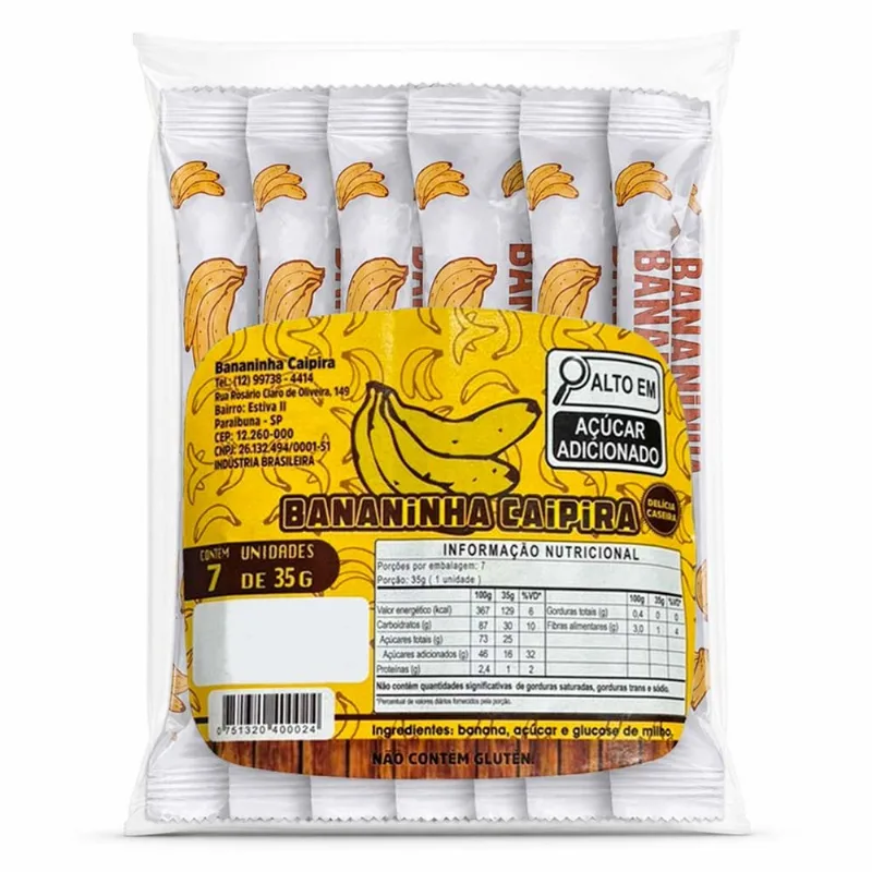 Bananinha Caipira Artesanal 250g