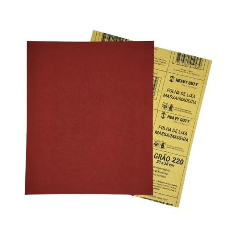 Lixa Massa Madeira Grão 150 Heavy Duty para Desbaste e Acabamento em Paredes Argamassas e Reboco Lixa Massa Madeira Grão 150 Heavy Duty para Desbaste e Acabamento
