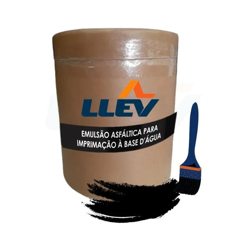 Primer Asfáltico Base Água 18l Para Manta Telhado Laje Aqua