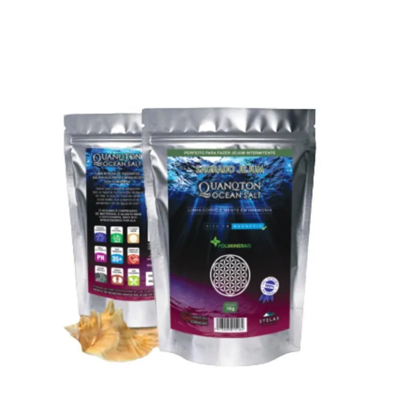 Quanqton Ocean Salt Sagrado Jejum 650 Gramas