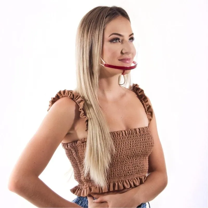 Máscara Semi Facial Preta