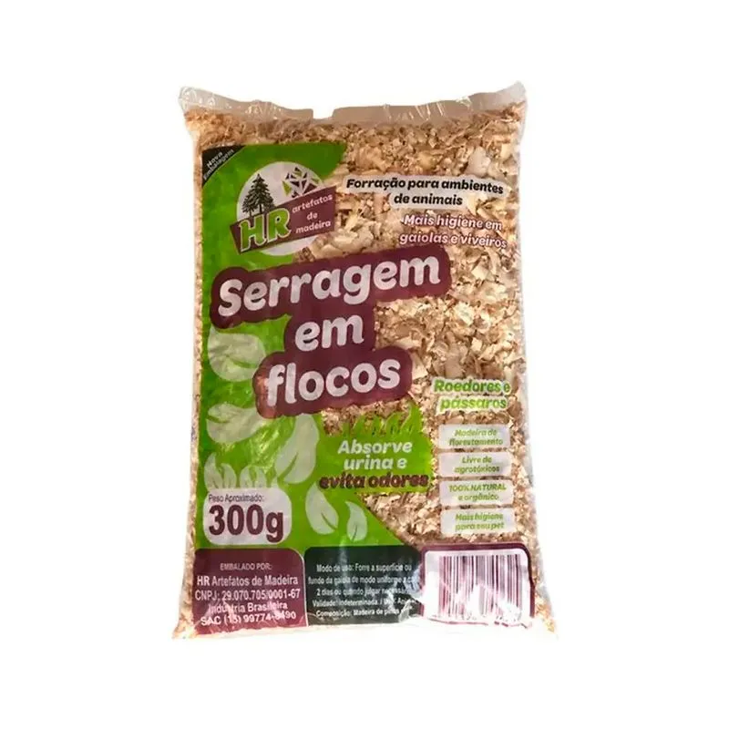 Serragem Maravalha Para Hamster E Roedores 300g