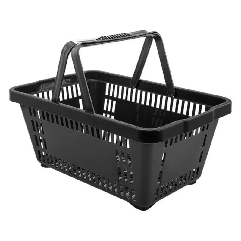 Cesta Plastica Preta 16l