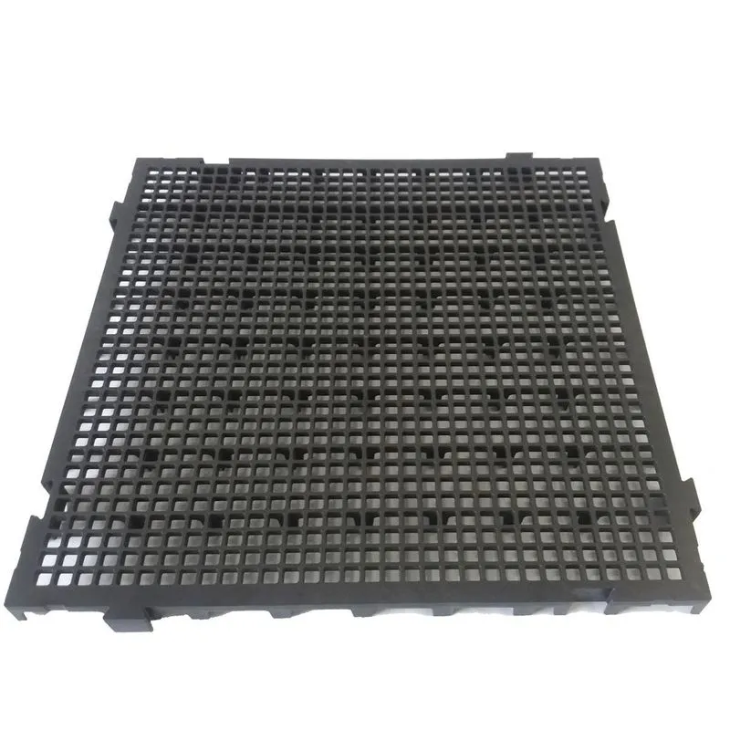 Estrado Plástico 3,0x50x50cm Preto Dellaplast