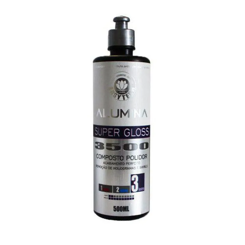 Alumina Super Gloss 3500 Composto Polidor De Lustro 500ml