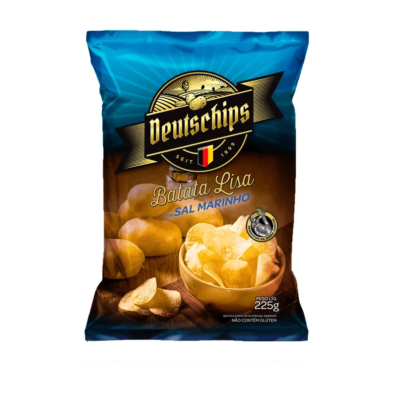 Batata Deutschips Salgada Lisa 225g