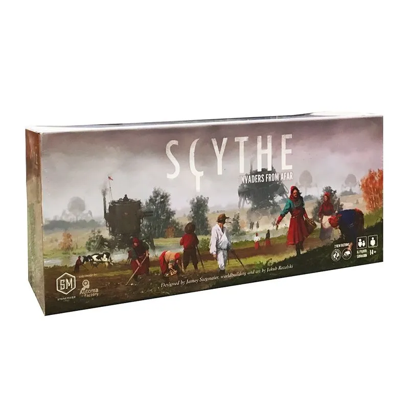 Invaders from Afar, expansão Scythe - Jogo de Tabuleiro