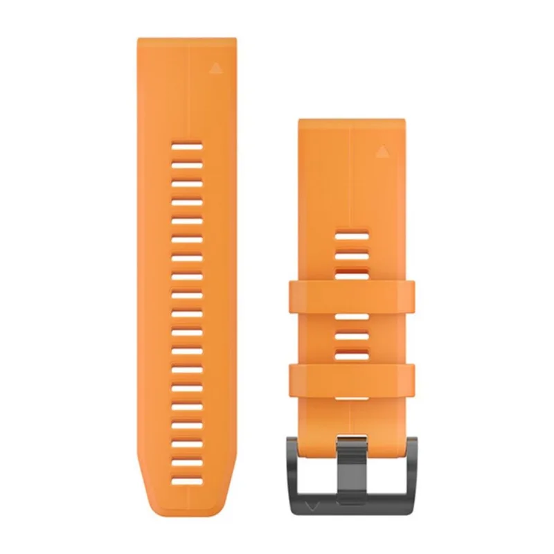 Pulseira Garmin QuickFit 26 Laranja Descent Mk1, Mk2i, Mk3i-51 mm/Enduro 3/fênix 3, 5X, 6X, 7X Pro, 8, 8 Pro/Instinct 3-50mm