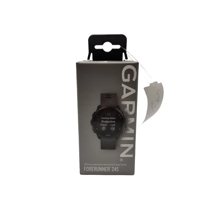 Outlet Relógio Garmin Forerunner 245 Cinza Ardósia EU com Monitor Cardíaco de Pulso e GPS
