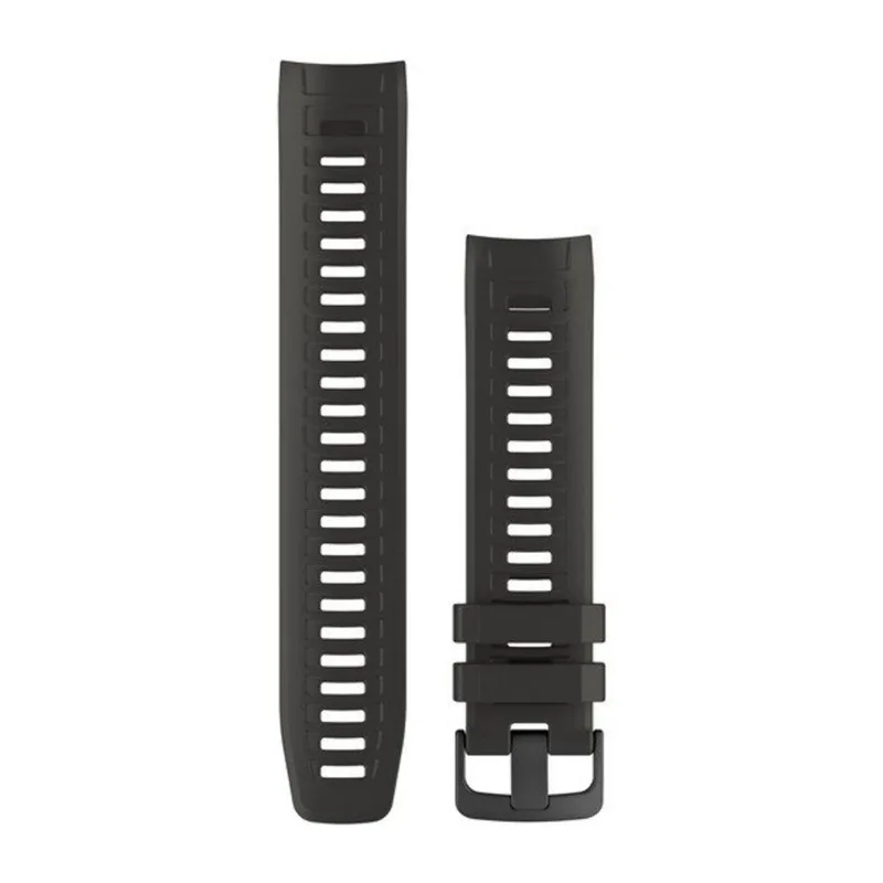 Pulseira Garmin Instinct Grafite Silicone - Instinct - Edição Padrão, Instinct - Edição Tática, Instinct Solar - Edição Padrão e Instinct Solar - Edição Tática