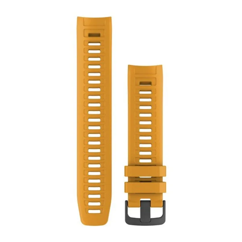 Pulseira Garmin Instinct Amarela Silicone - Instinct - Edição Padrão, Instinct - Edição Tática, Instinct Solar - Edição Padrão e Instinct Solar - Edição Tática