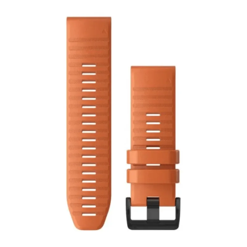 Pulseira Garmin QuickFit 26 Laranja Descent Mk1, Mk2i, Mk3i-51 mm/Enduro 3/fênix 3, 5X, 6X, 7X Pro, 8, 8 Pro/Instinct 3-50mm