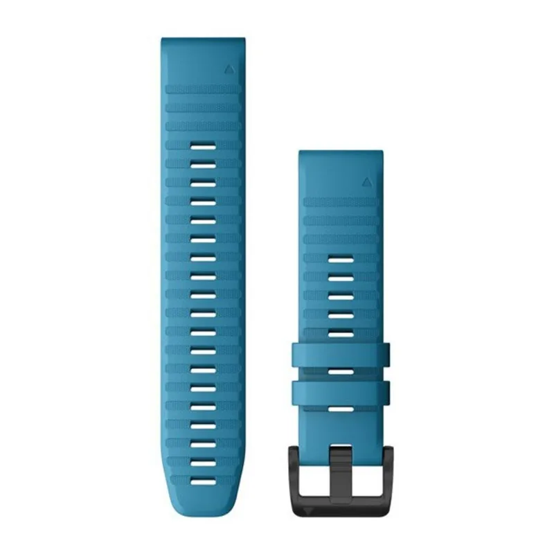 Pulseira Garmin QuickFit 22 Azul Claro Approach S60, S62, S70/Descent G1, G2/epix PRO gen 2-47 mm/fênix 5, Plus/fênix 6, 7, 8, E/FR 955, 965, 970/Instinct-45 mm/MARQ