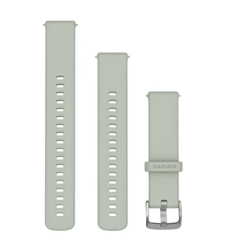 Pulseira Garmin Quick Release 18 mm Cinza Claro Venu 2S/Venu 3S/Venu 4/FR 265S/vívoactive 4S/vívomove 3S/Capitain Marvel/Rey