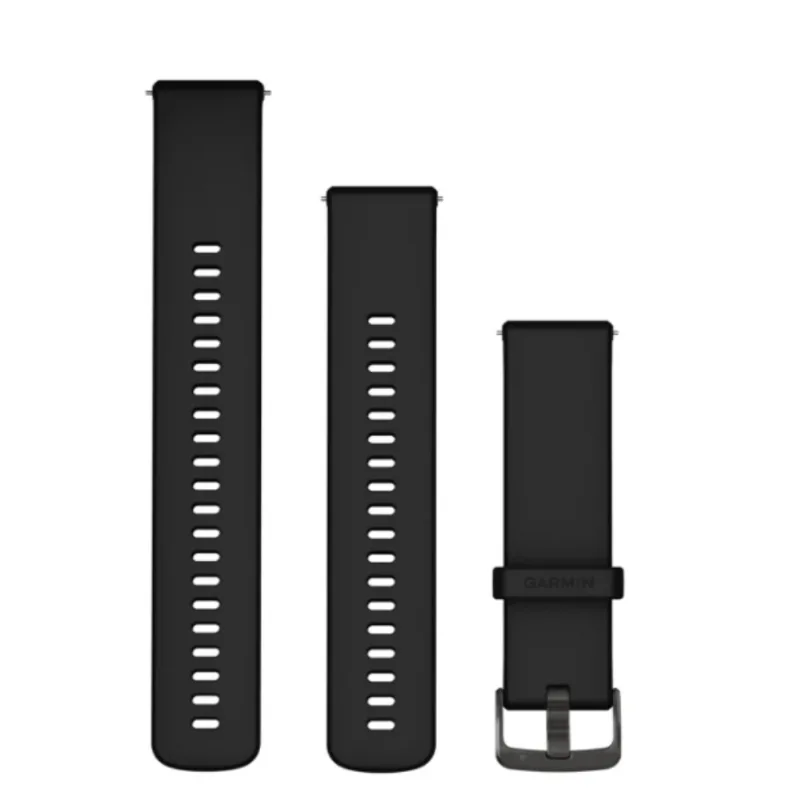 Pulseira Garmin Quick Release 22 mm Preta FR 255/265/570-47mm/Venu 2/Venu 3/Venu 4/vívoactive 4/D2 Air X15/Darth Vader/First Avenger
