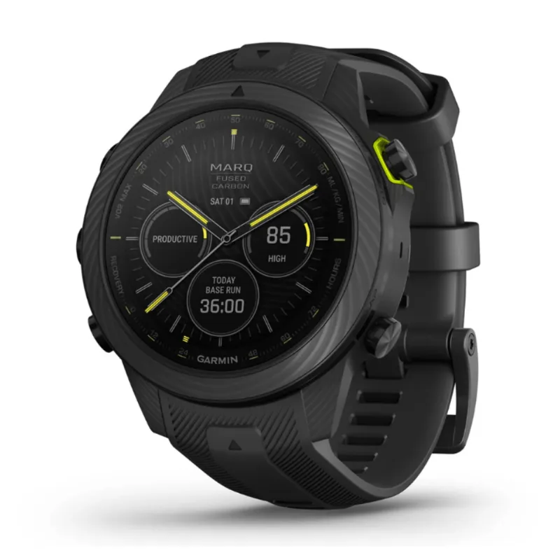 Relógio Garmin Marq Geração 2 com Monitor Cardíaco de Pulso Athlete Carbon