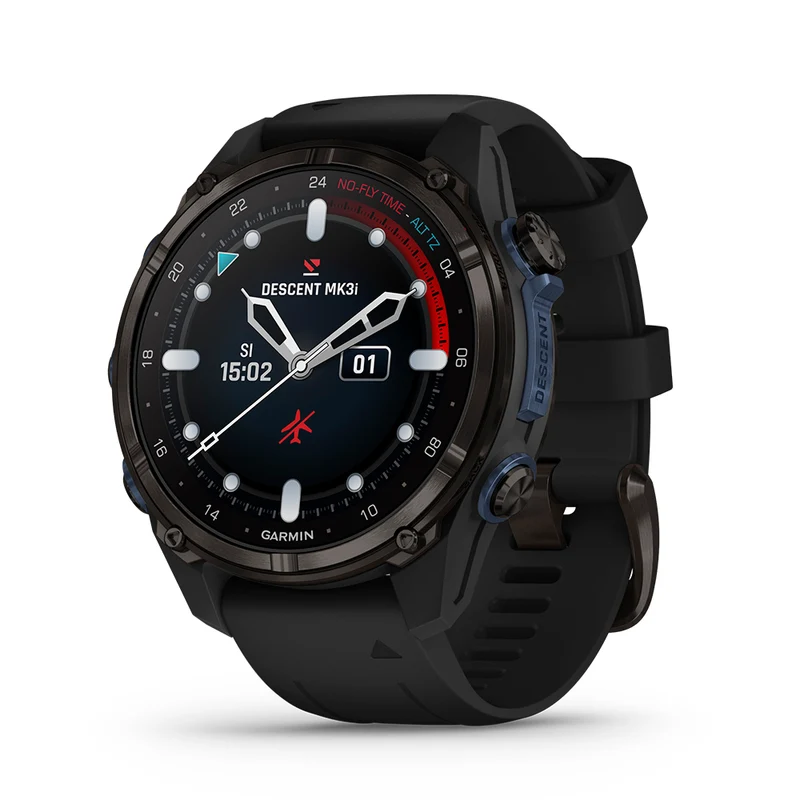 Relógio Garmin Descent ™ Mk3i Cinza Carbono e Preto - 43 mm