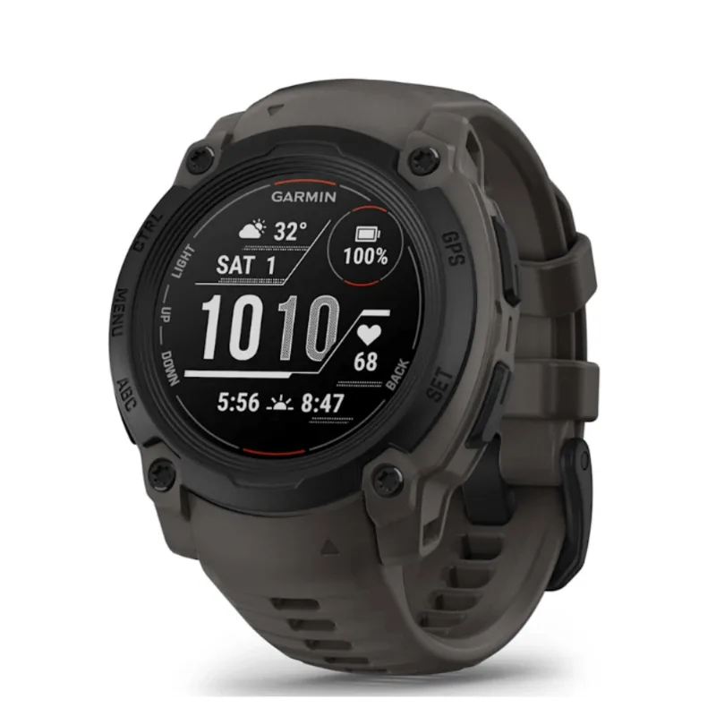 Relógio Garmin Instinct 3 com Monitor Cardíaco de Pulso e GPS Relógio Garmin Instinct E 40 mm Preto com pulseira de silicone Grafite