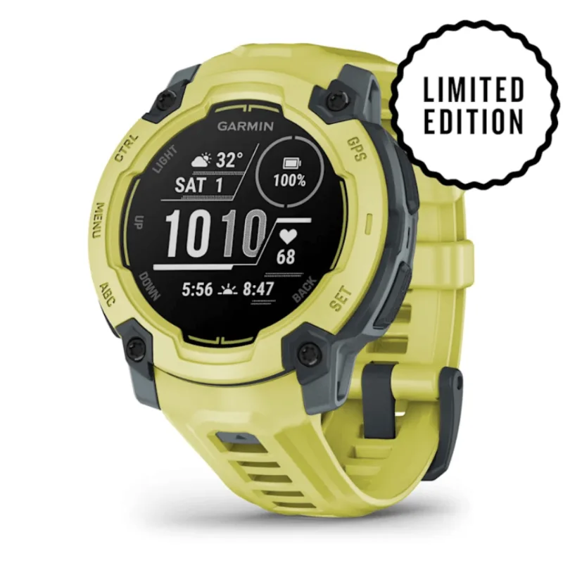 Relógio Garmin Instinct 3 com Monitor Cardíaco de Pulso e GPS Relógio Garmin Instinct E 45 mm Verde com pulseira de silicone Cinza Crepúsculo