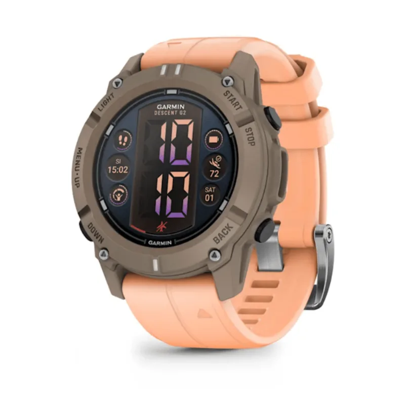 Relógio Garmin Descent G2 Rosa Monitor Cardíaco de Pulso com GPS