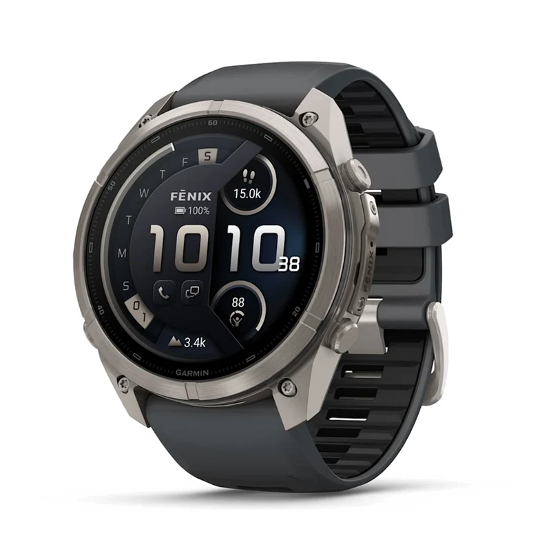 Garmin Fenix 9 Pro Titanium with Graphite/Black band / 51 mm