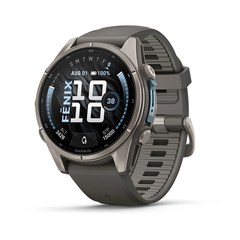 Relógio Garmin fēnix ® 9S Titânio e Grafite