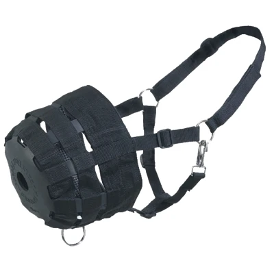 Best Friend Deluxe Grazing Muzzle Black / Oversize