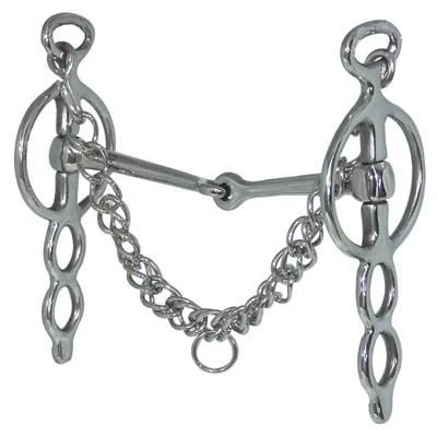 Coronet Fancy Liverpool Snaffle Bit 4.5 6 1/2
