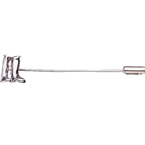 Exselle Boots Stick Pin Gold Plate Platinum Plate