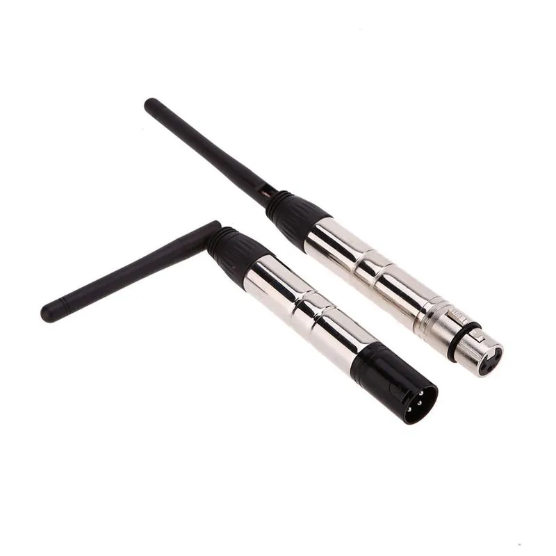 Lixada 2.4g Ism Dmx512 Sem Fio Masculino E Feminino 2 Em 1 Xlr