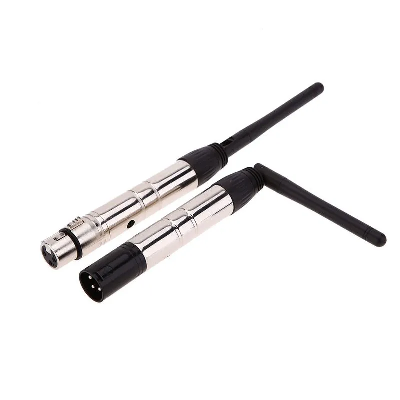 Lixada 2.4g Ism Dmx512 Sem Fio Masculino E Feminino 2 Em 1 Xlr