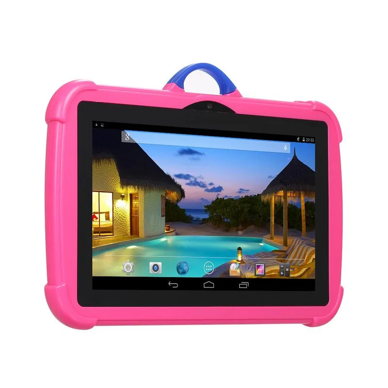 Q8 7 Polegadas Crianças Tablet Ips Tela 1024* 600 Resolução 1gb+8gb