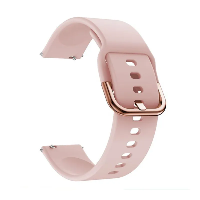 Pulseira De Relógio De Silicone Substituível Pulseira De Relógio Com Fivela De 20 Mm