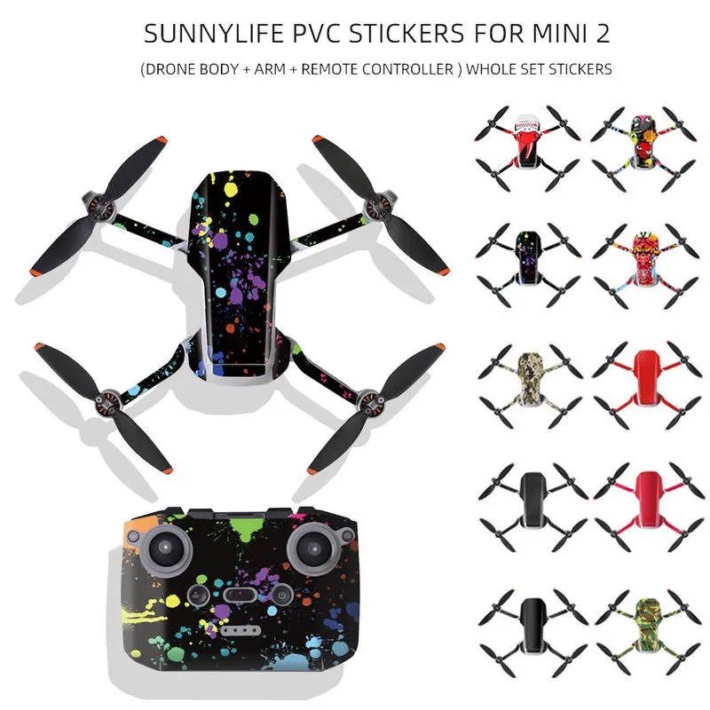 Compatível Com Adesivos Dji Mavic Mini 2 Rc Drone