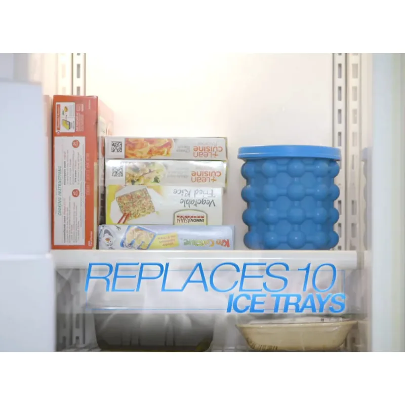 Máquina De Gelo De Gel De Sílica Bebe Balde Gelado Armazenamento De Cubos
