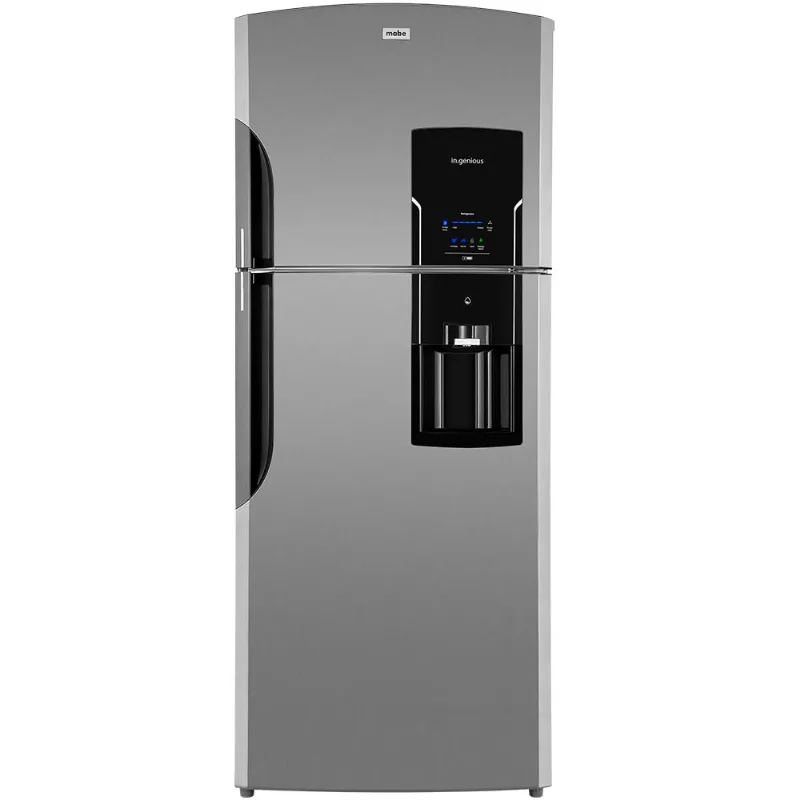 Nevera No Frost de 510Lts con dispensador de agua y control digital Inox Mabe RMS1951BMXX0