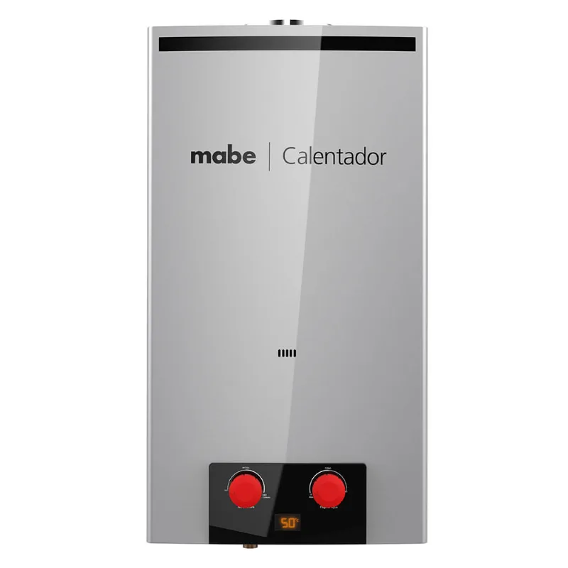 Calentador de paso Mabe 12L tiro natural CIM12C2NSNA gris 1529565