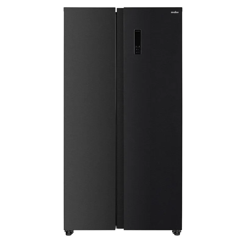 Nevecón Side By Side Mabe no frost 480L MSL480LPLPS0 black steel