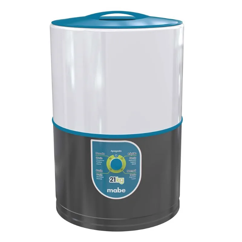 Lavadora manual Mabe 21 kg azul lrm21a