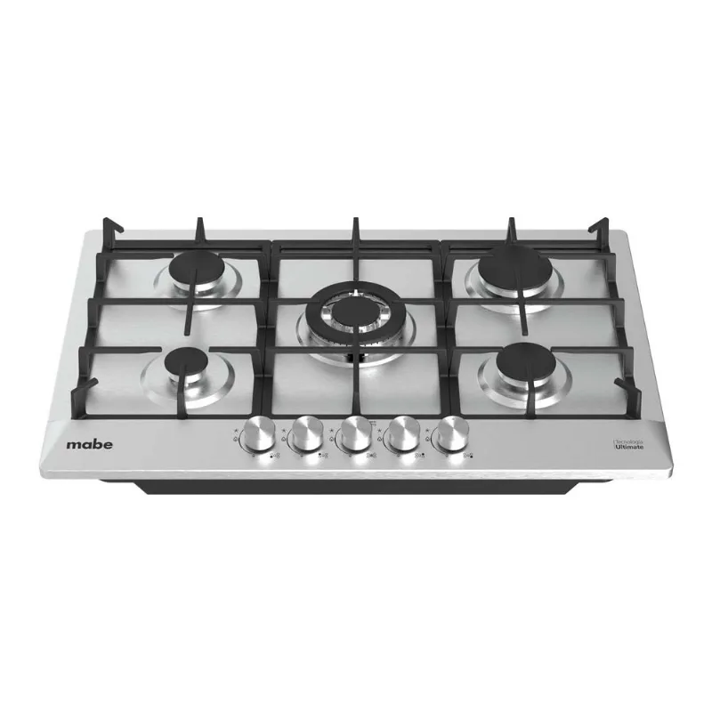 Combo parrilla y campana Mabe inox 76 cm pm7650cm7640